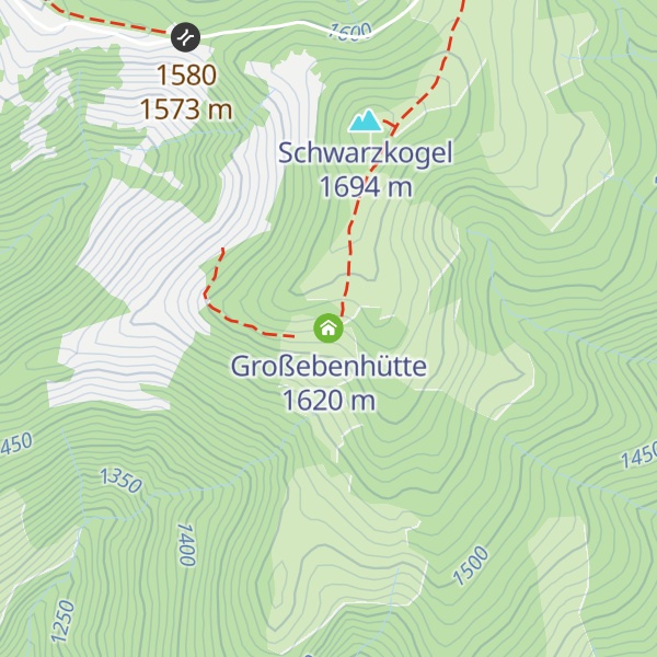 Map of Großebenhütte