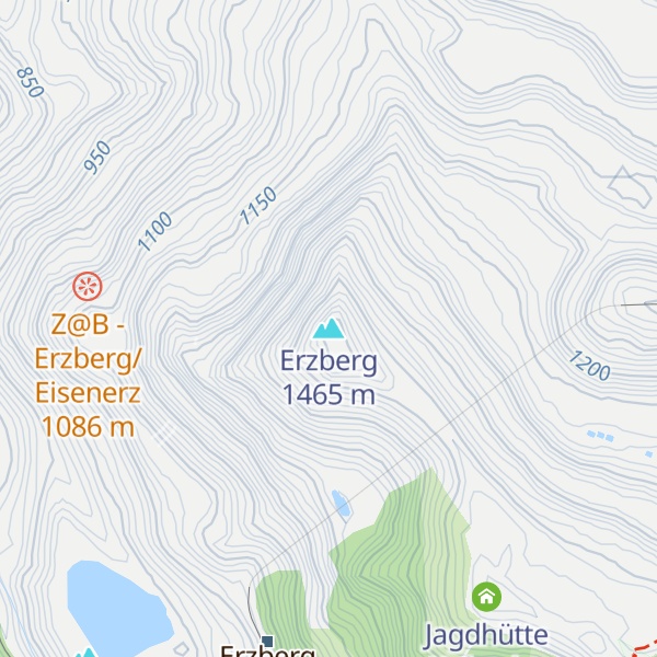 Map of Erzberg