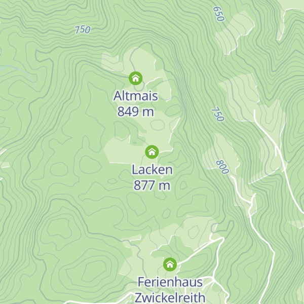 Map of Lacken