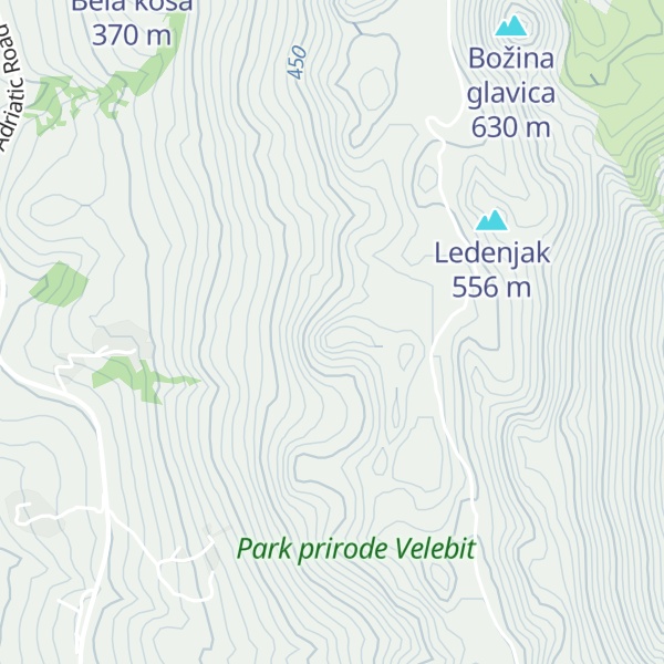 Map of Jurkuški vrh