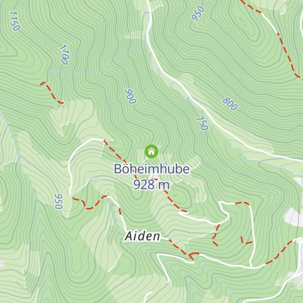 Map of Böheimhube