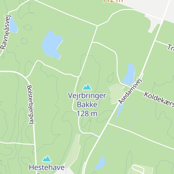 Map of Vejrbringer Bakke