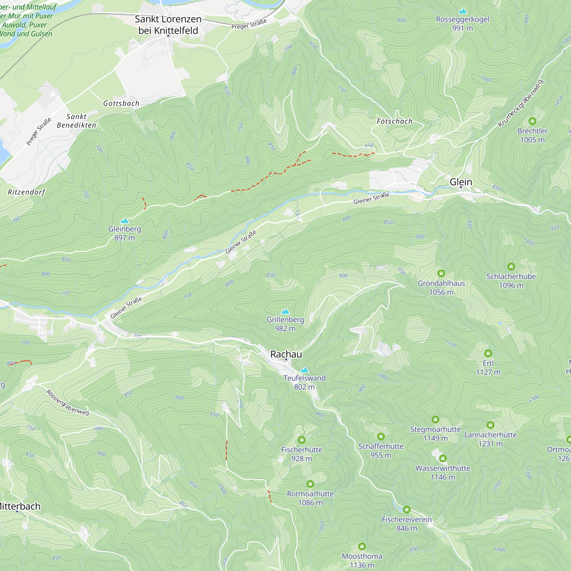 Karfußhütte map