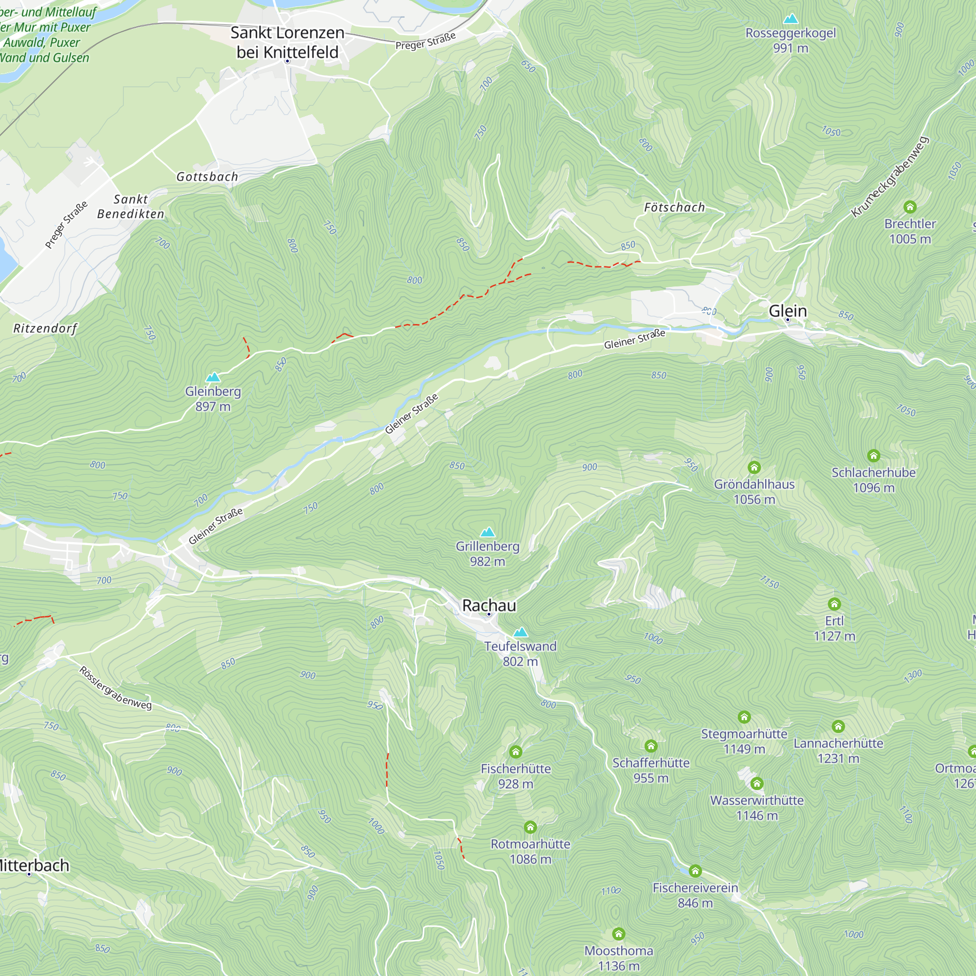Karfußhütte map