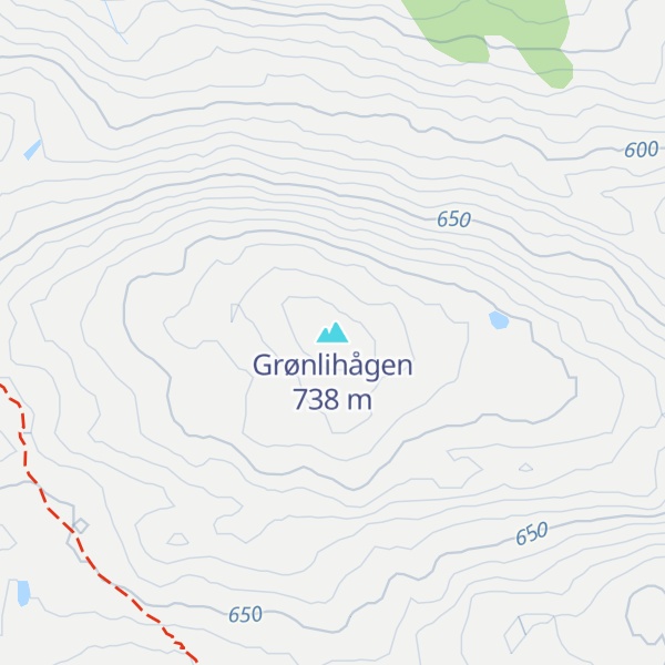 Map of Grønlihågen