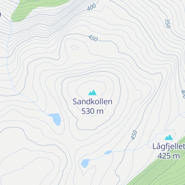 Map of Sandkollen