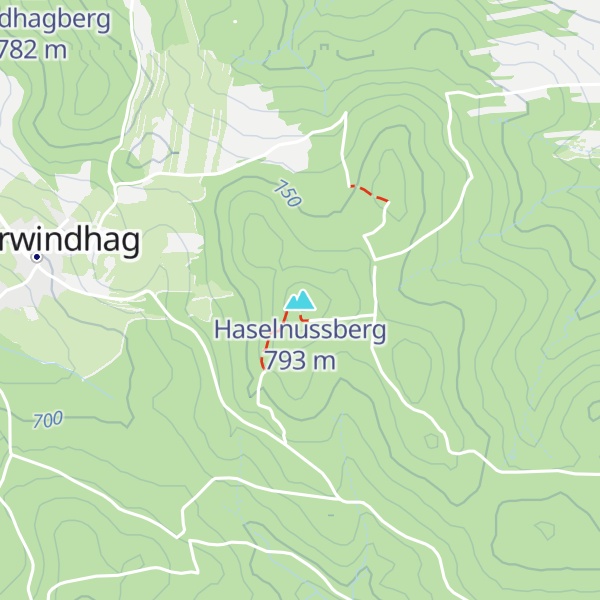Map of Haselnussberg