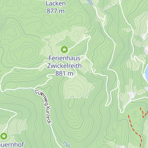 Map of Bergbauernhof Köhr