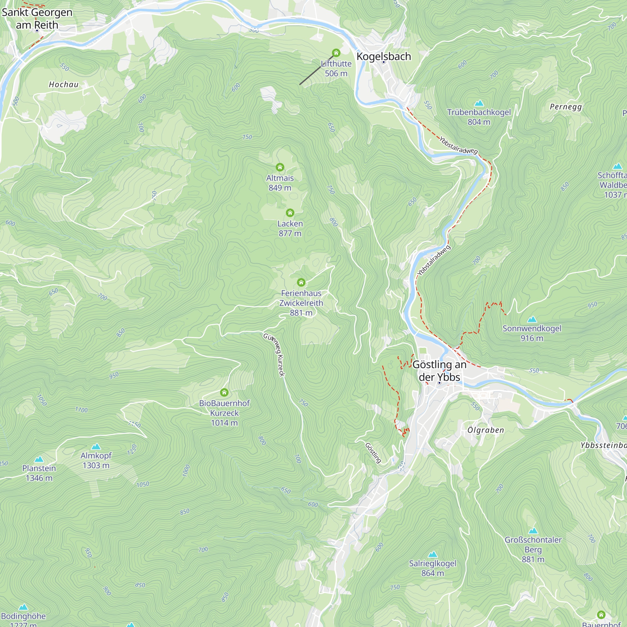 Bergbauernhof Köhr map