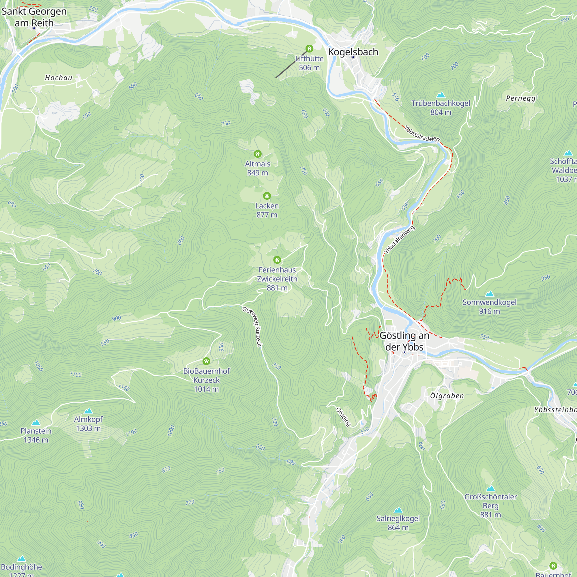 Bergbauernhof Köhr map