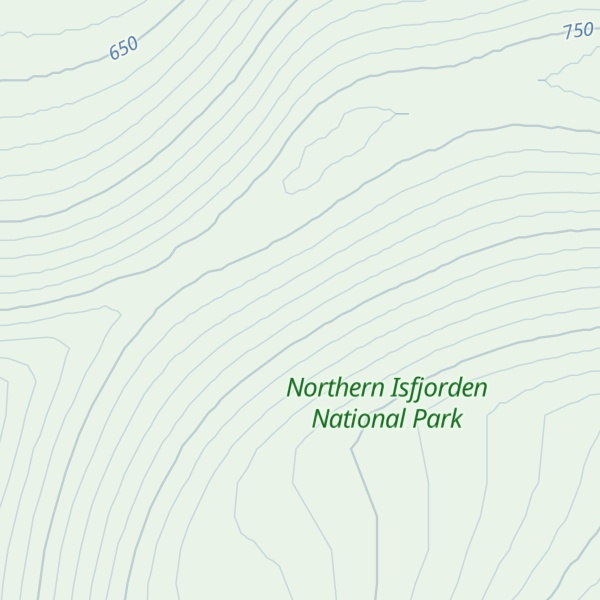 Map of Meråkerfjellet