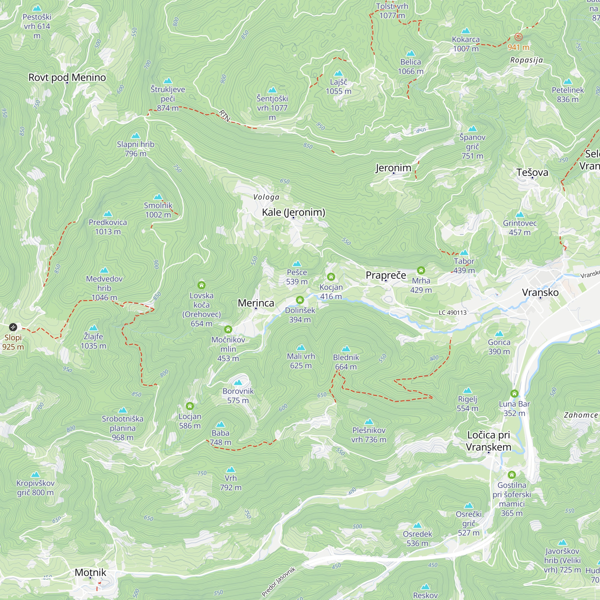 Dolinšek map