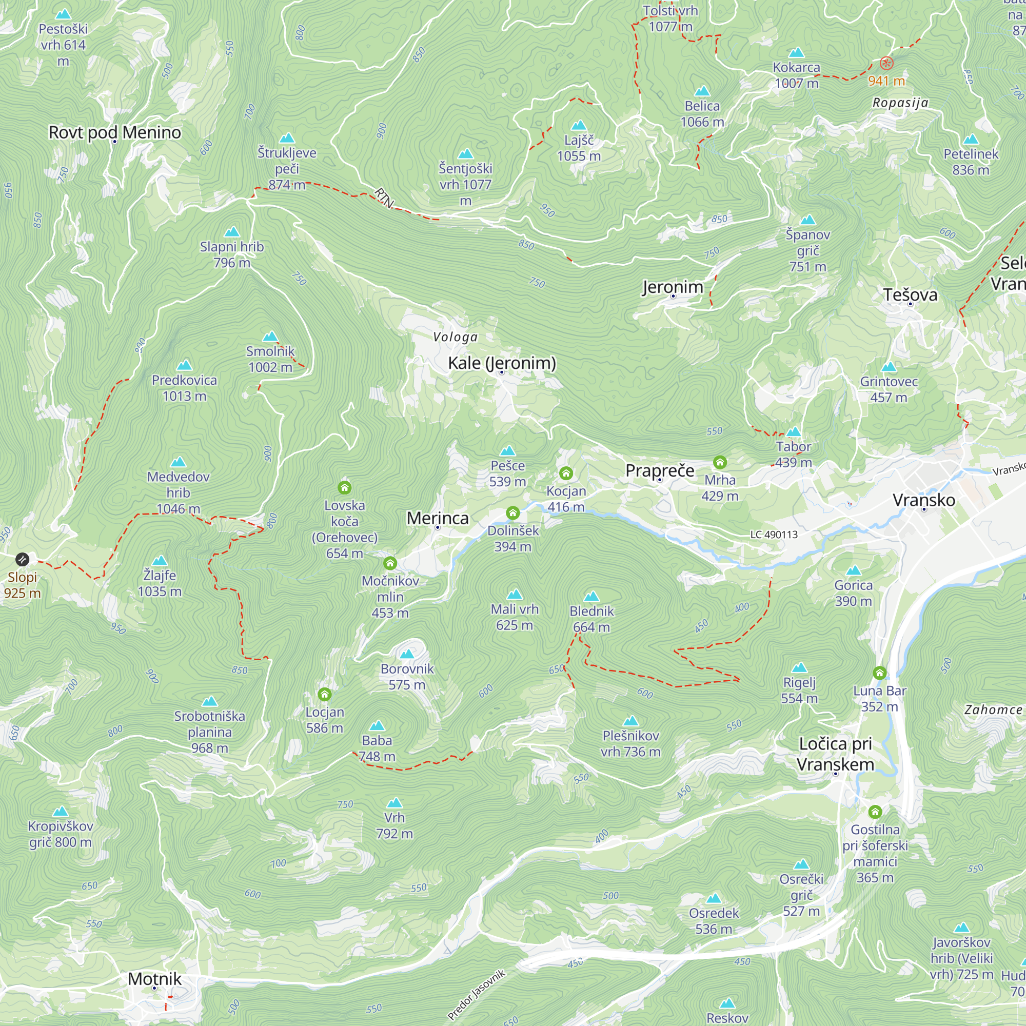Dolinšek map