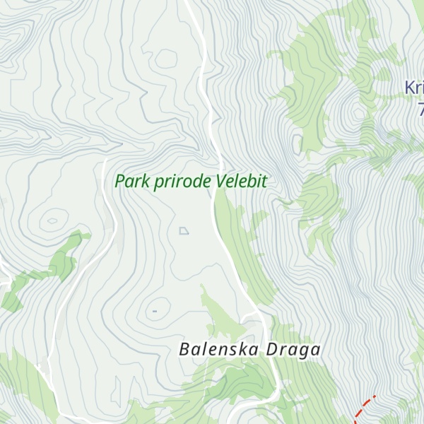 Map of Zaštitni krov bivše industrijske žičare