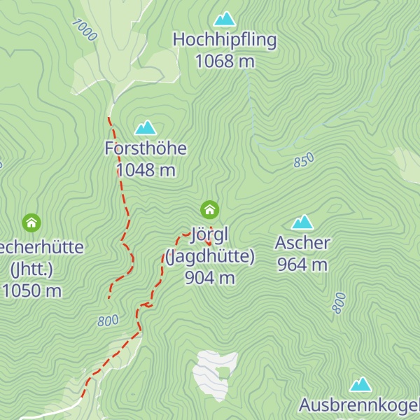 Map of Jörgl (Jagdhütte)