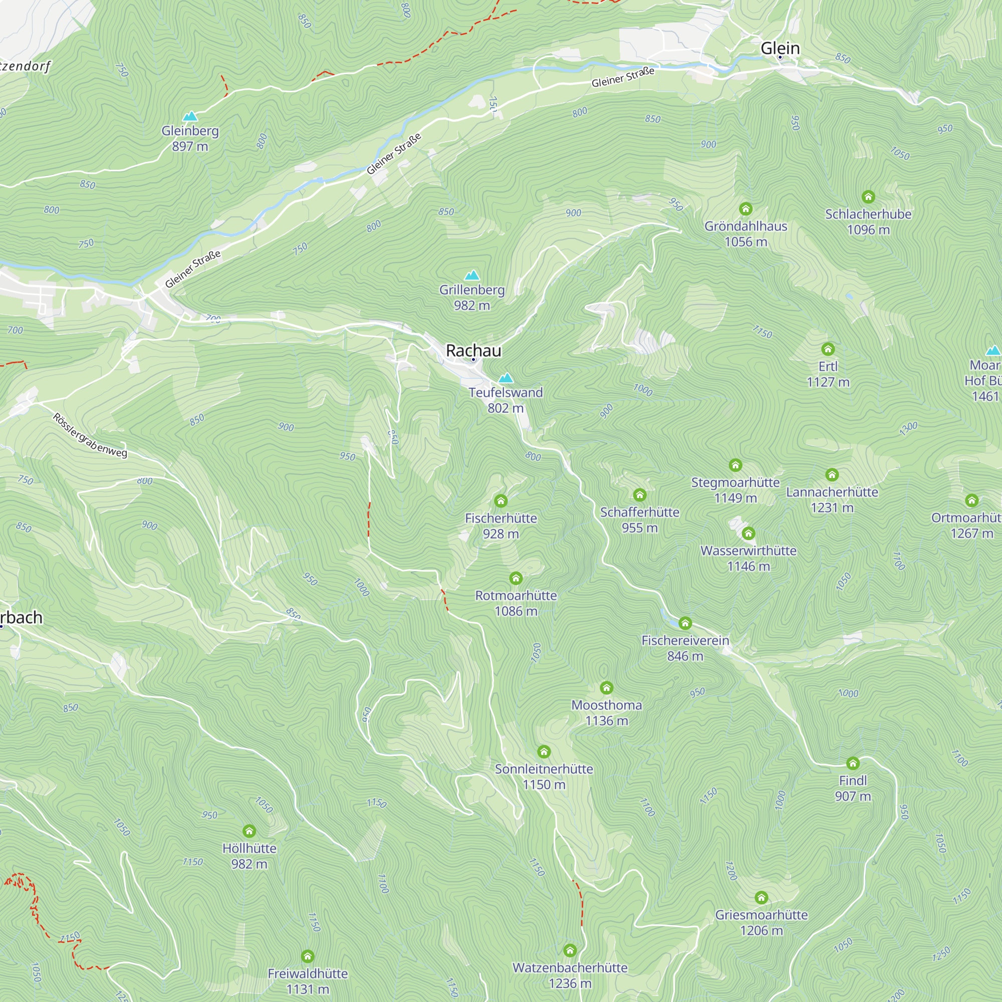 Fischerhütte map