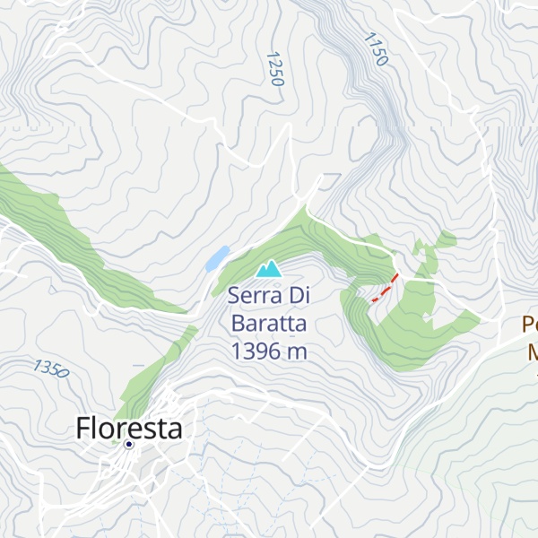 Map of Serra Di Baratta