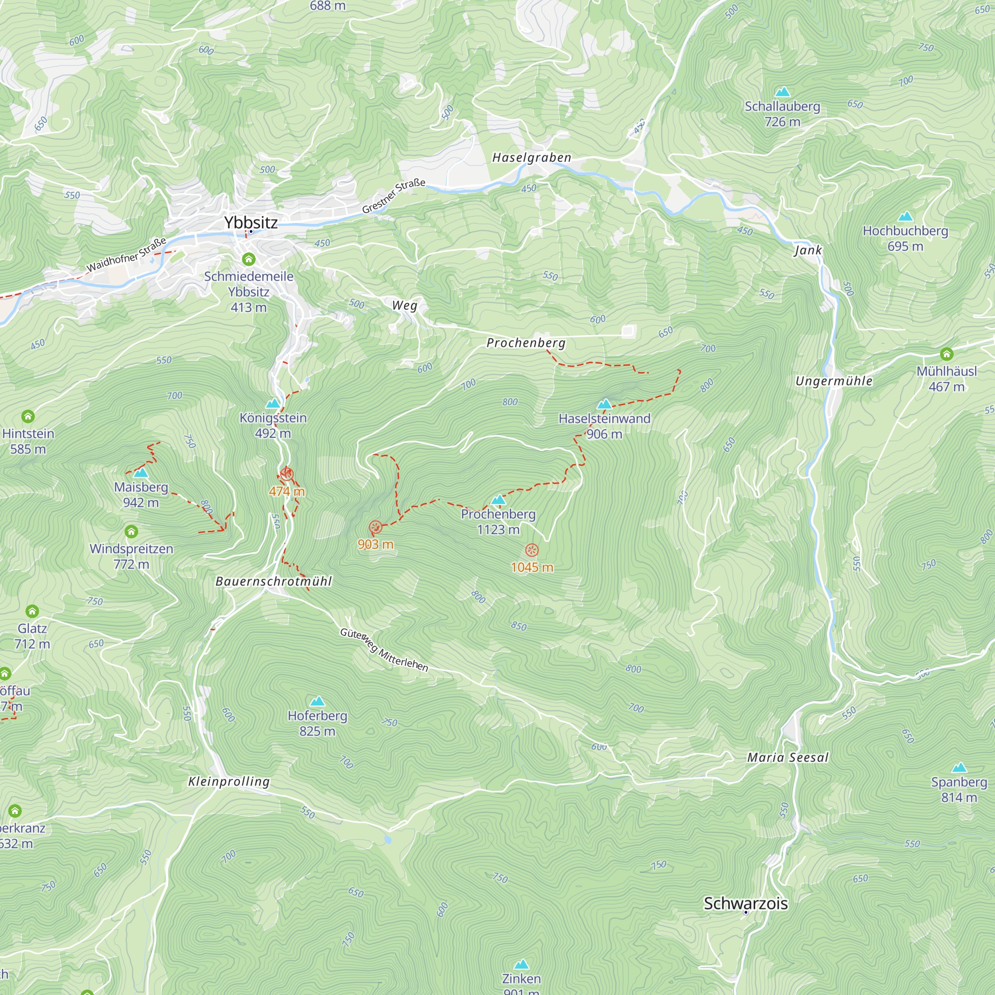 Prochenberghütte map