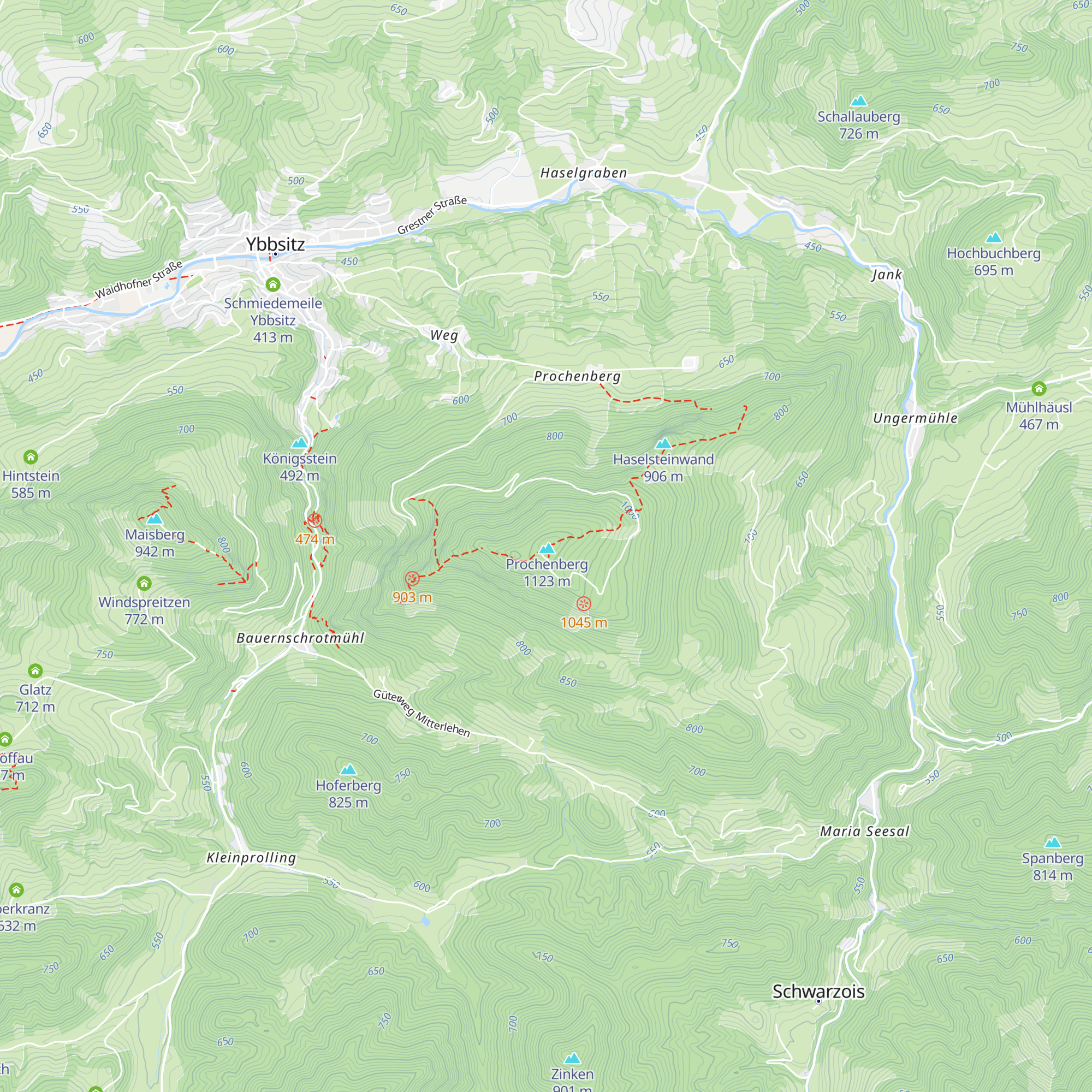 Prochenberghütte map