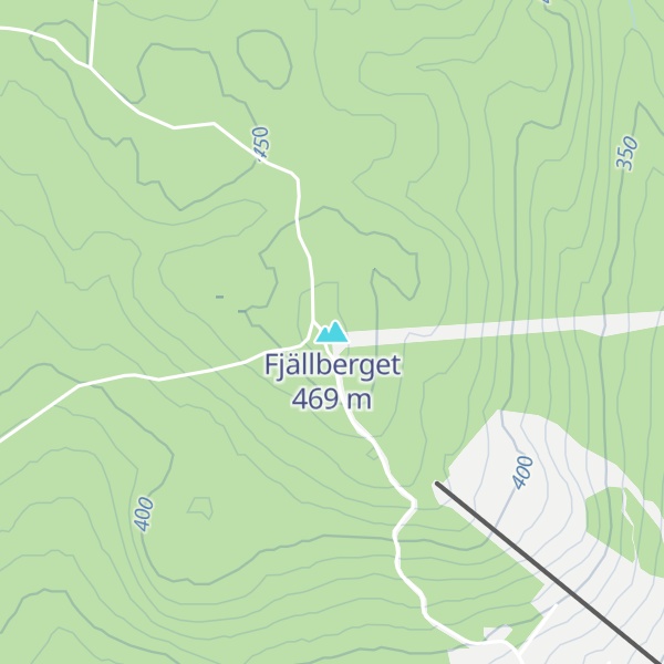 Map of Fjällberget
