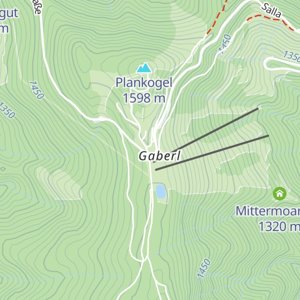 Map of Gaberlhaus