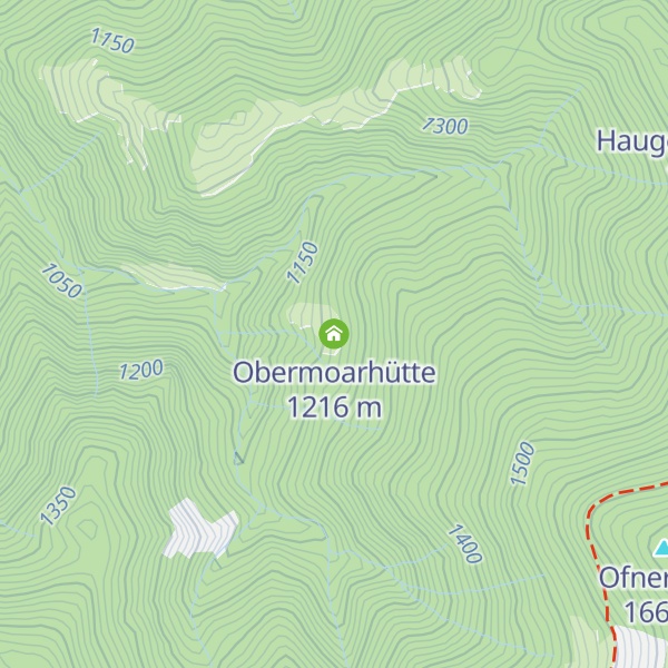 Map of Obermoarhütte