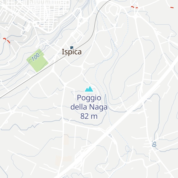 Map of Poggio della Naga