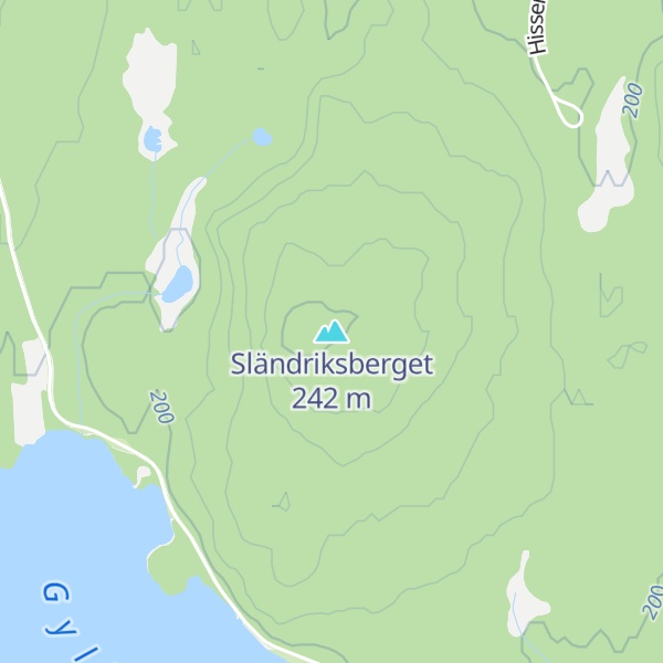 Map of Sländriksberget