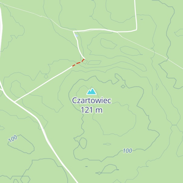 Map of Czartowiec