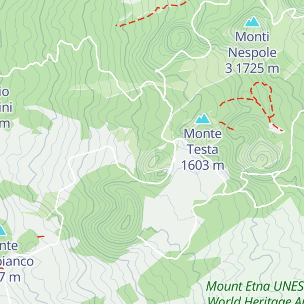 Map of Monte Gallo