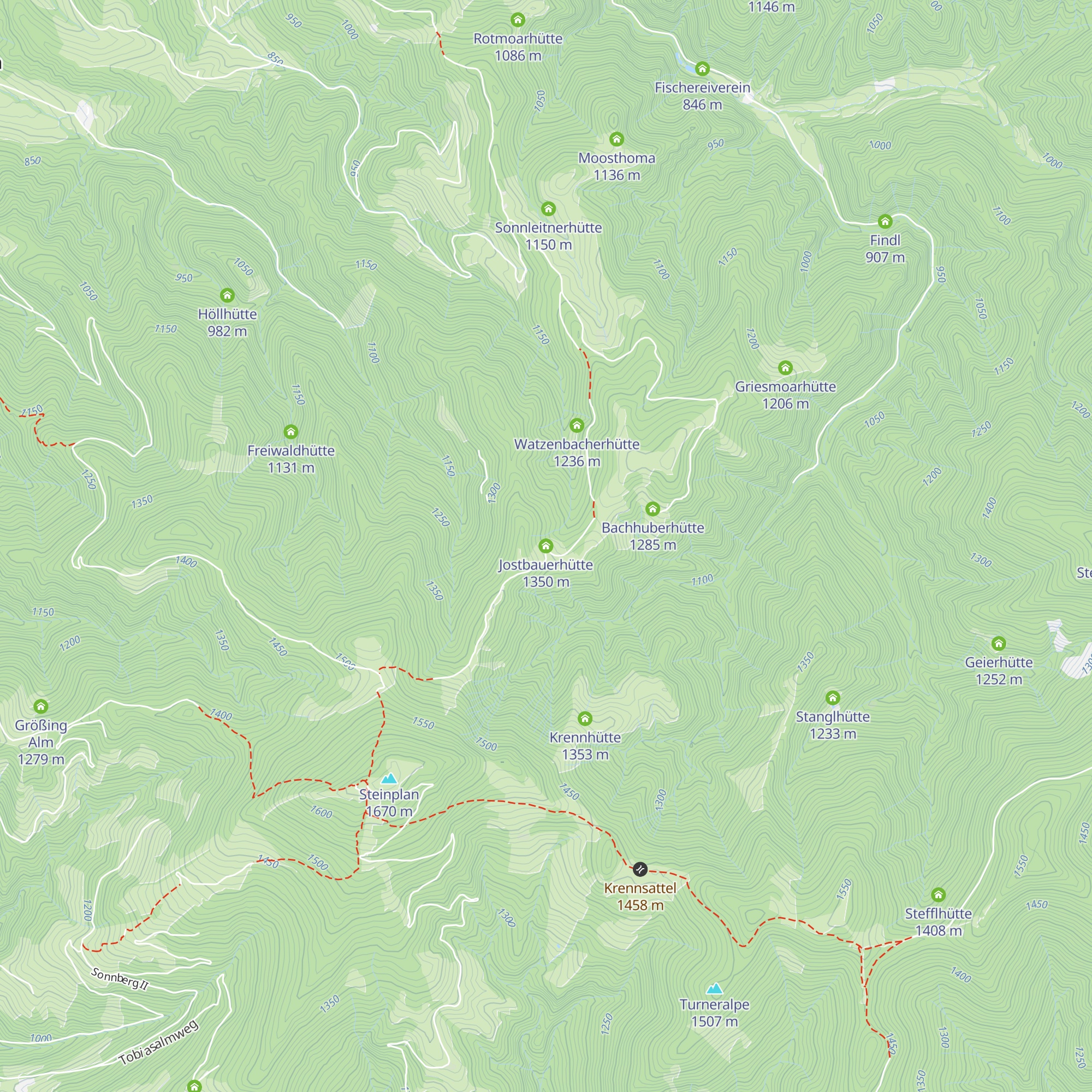 Jostbauerhütte map
