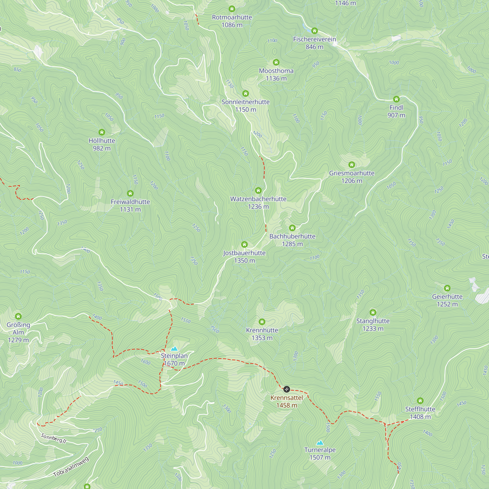 Jostbauerhütte map