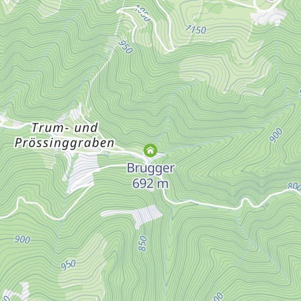 Map of Brugger