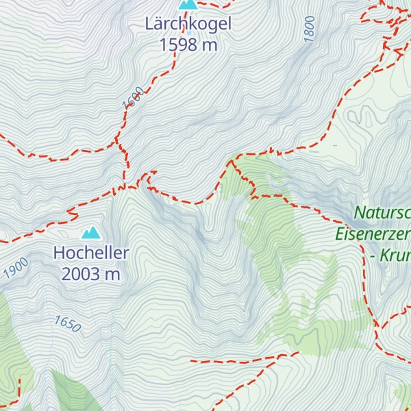 Map of Hieflerkogel