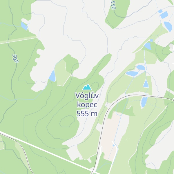 Map of Vóglův kopec