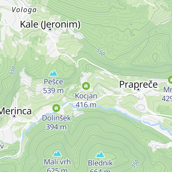 Map of Kocjan