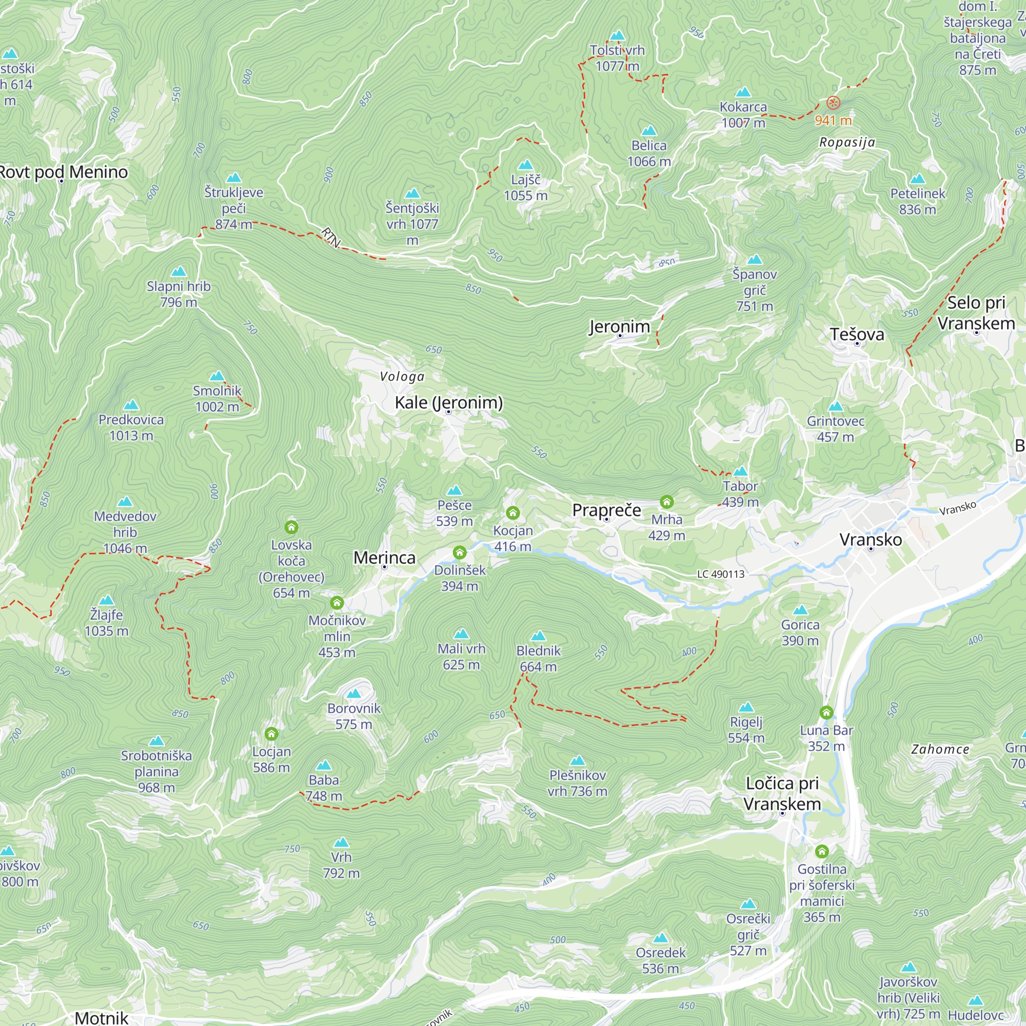 Kocjan map