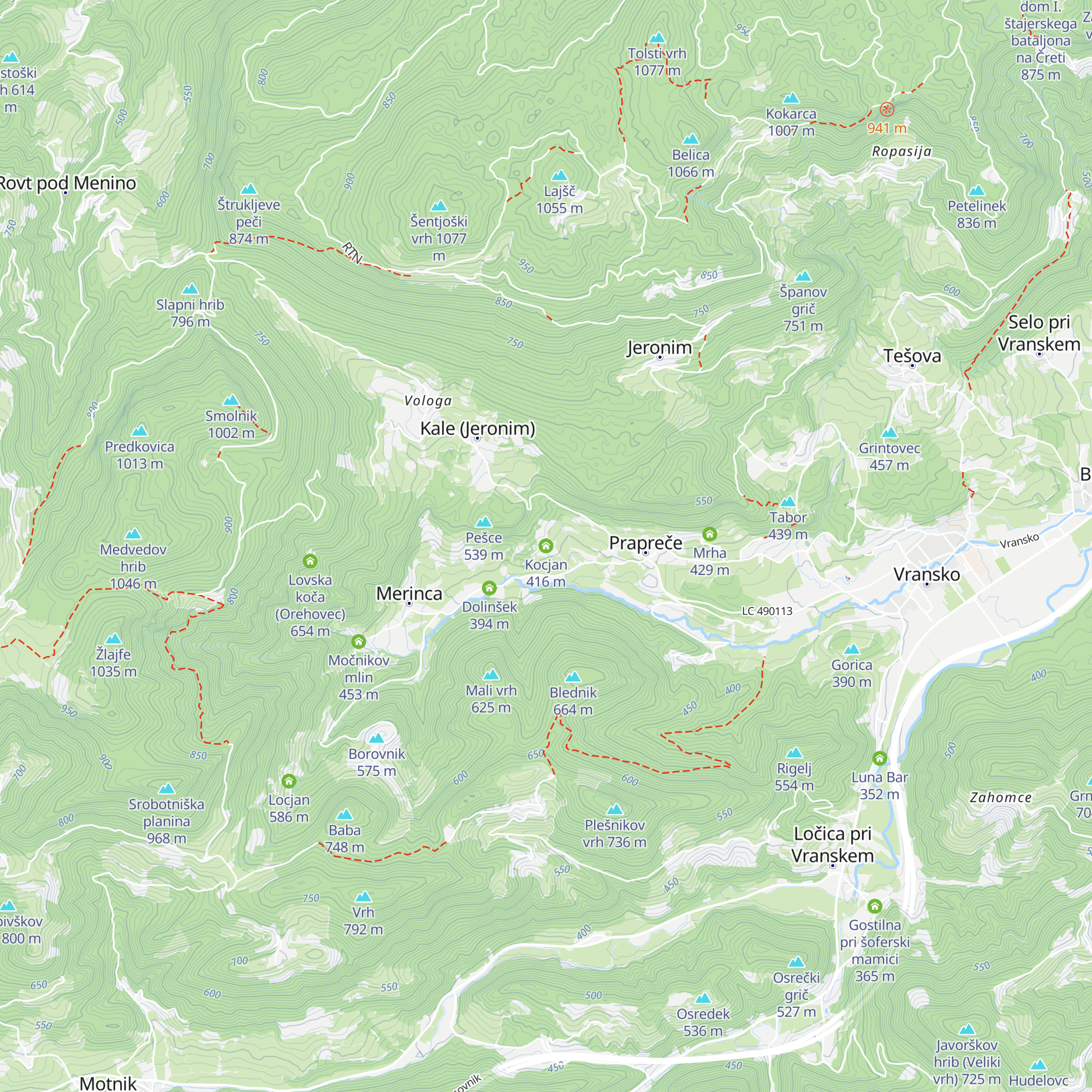 Kocjan map