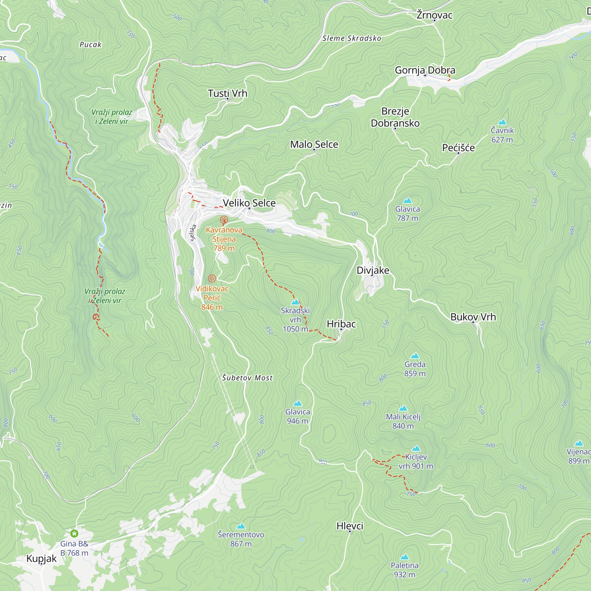 Rudetova bajta map