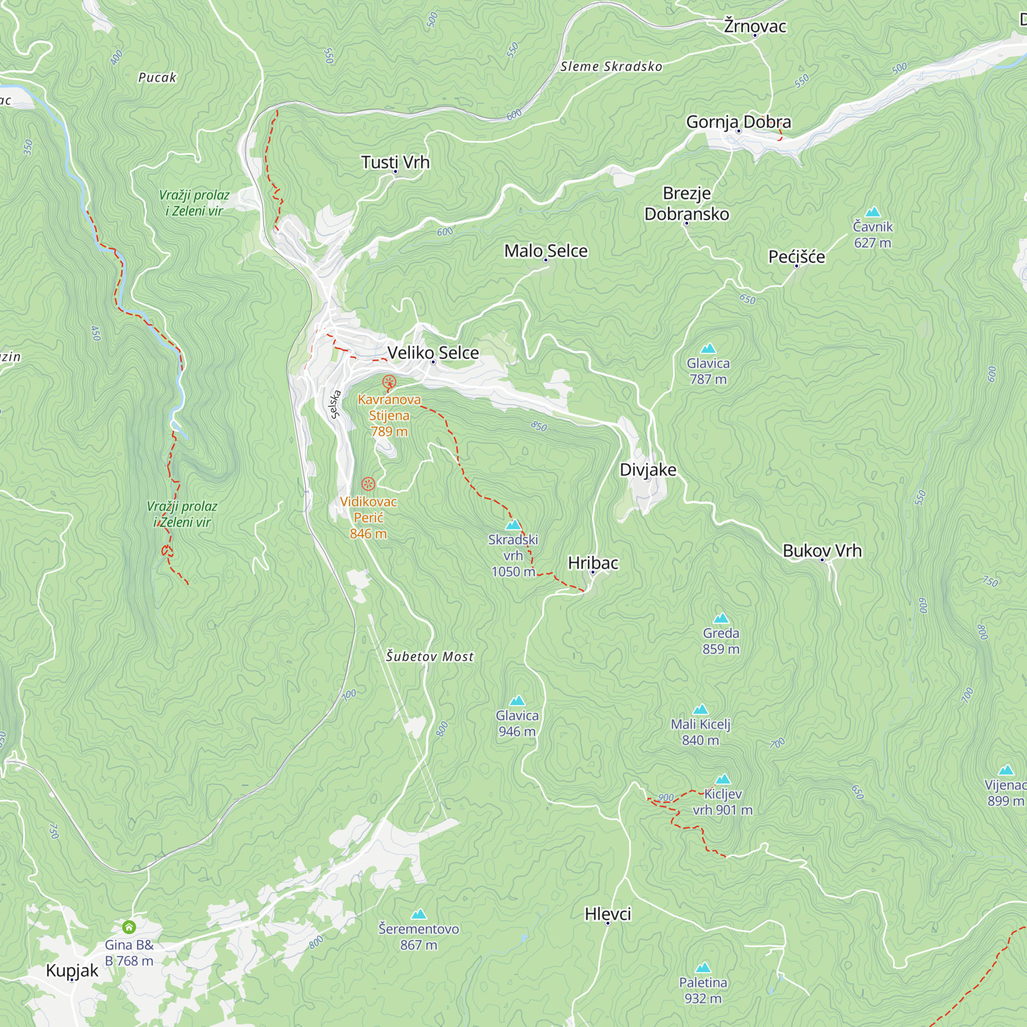 Rudetova bajta map