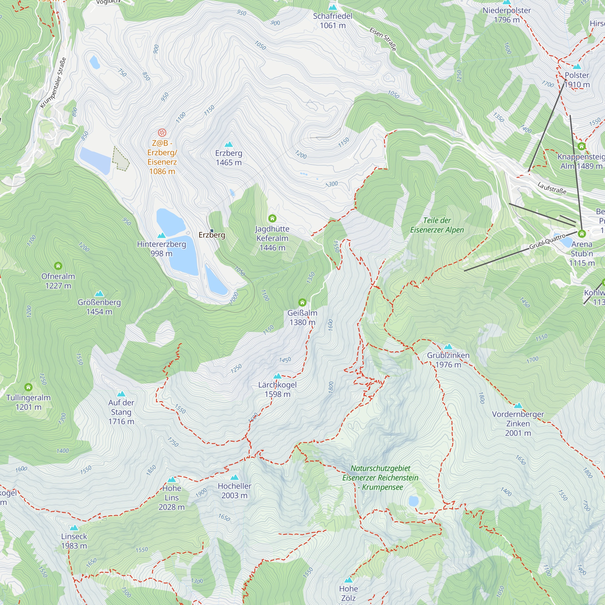 Geißalm map
