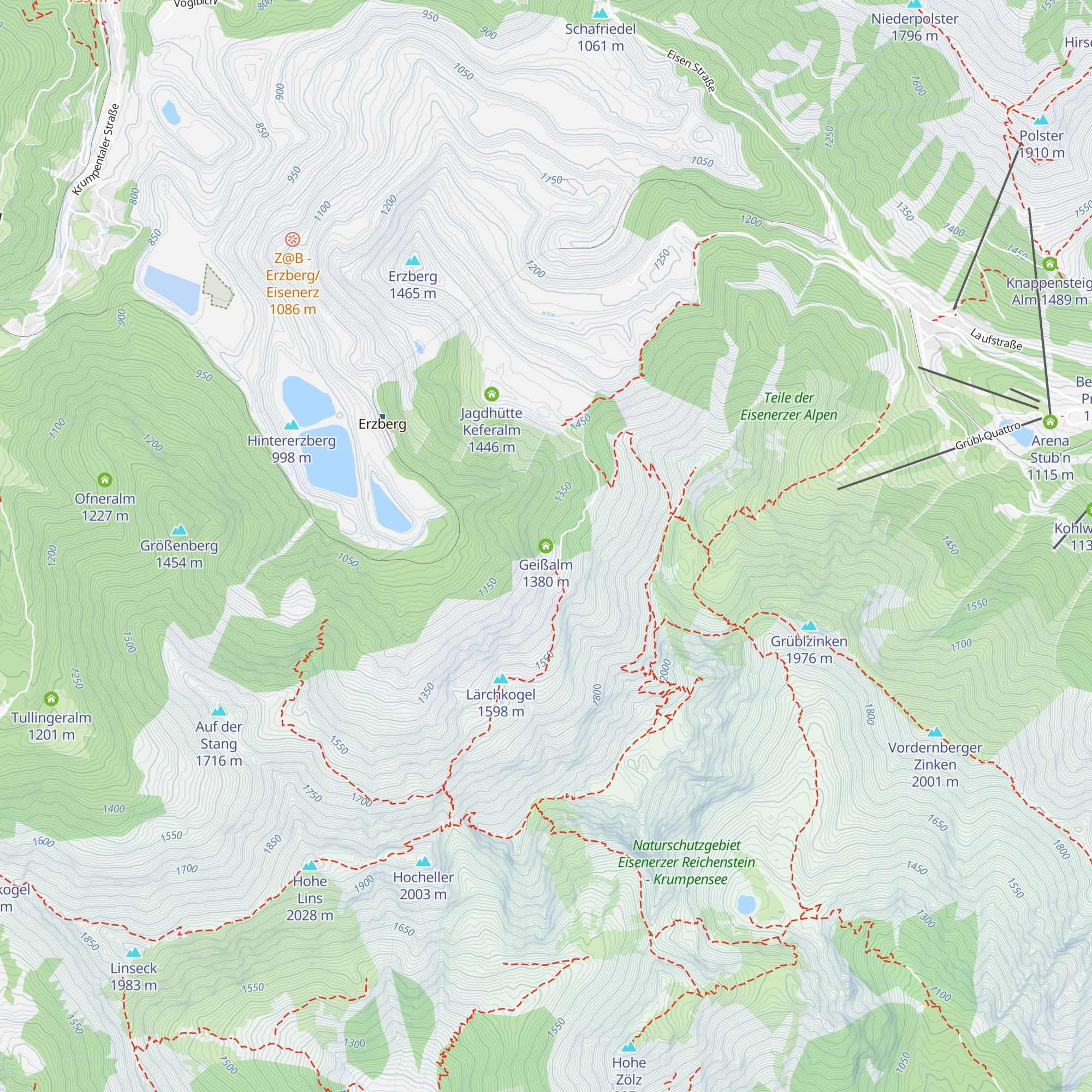 Geißalm map