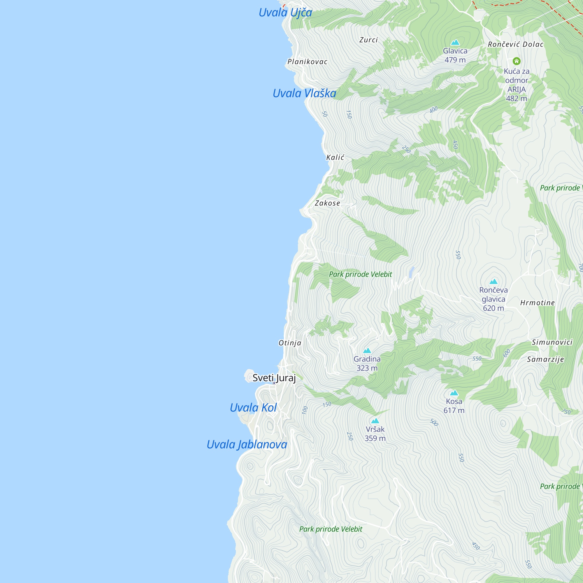 Accommodation Salvia map