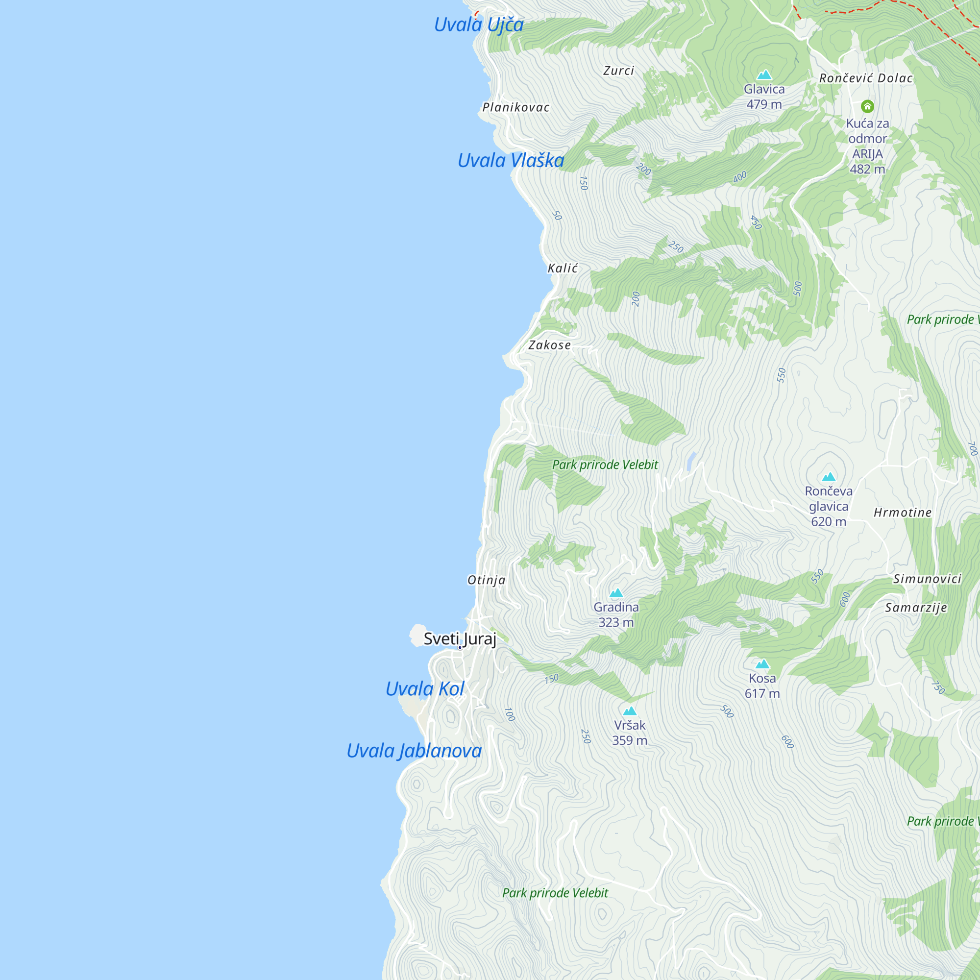 Villa Arca Adriatica map