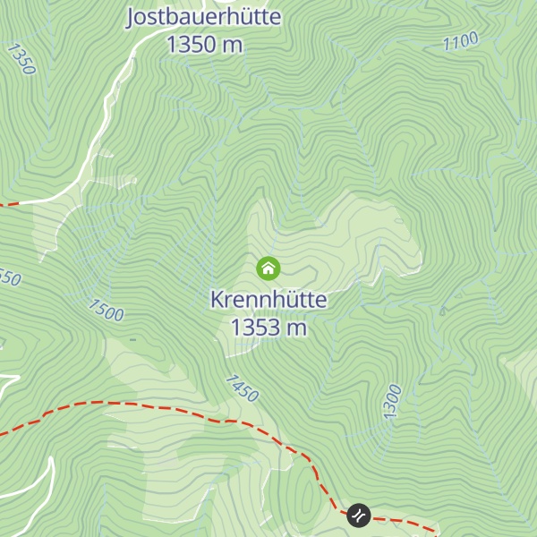 Map of Krennhütte