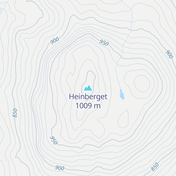 Map of Heinberget