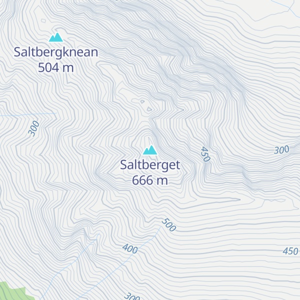 Map of Saltberget