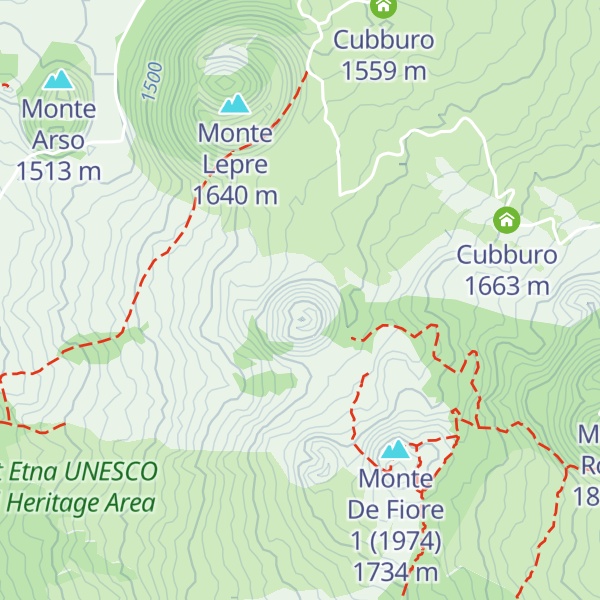 Map of Monte Nuovo (eruzione 1763)