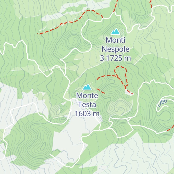 Map of Monte Testa