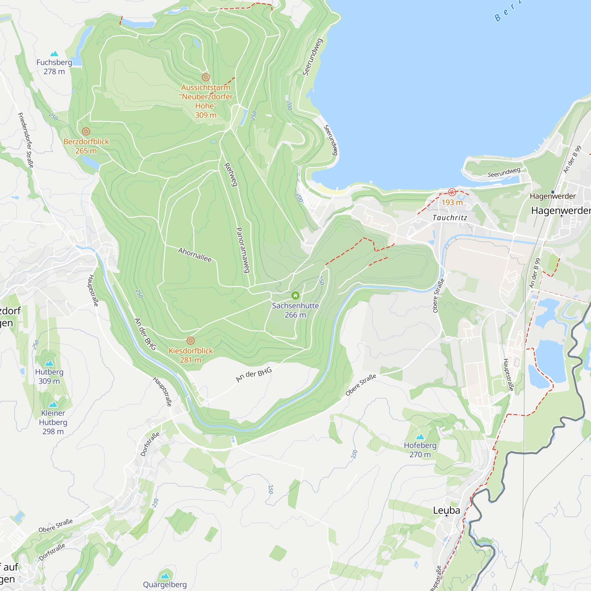 Sachsenhütte map